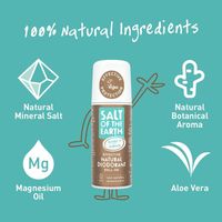 Salt of the Earth Natural Deodorant - Ginger & Jasmine